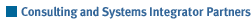 Consulting and Systems Integrator Partners